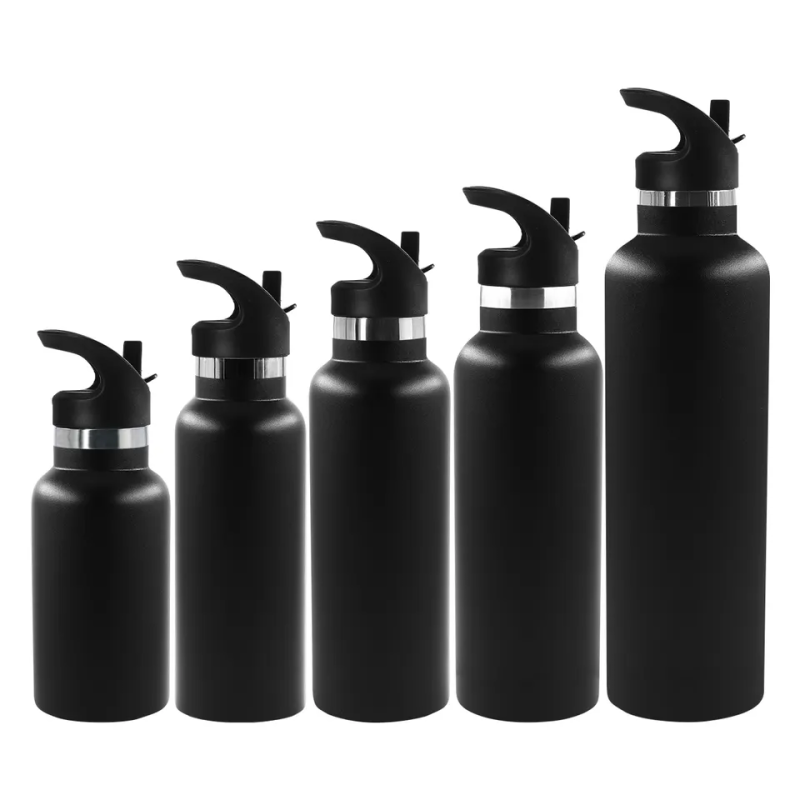 Eco-Friendly Double Wall Custom Logo Bottle Water standard Mouth Vacuum Insulated Drink Sport Stainless Steel Water Bottle