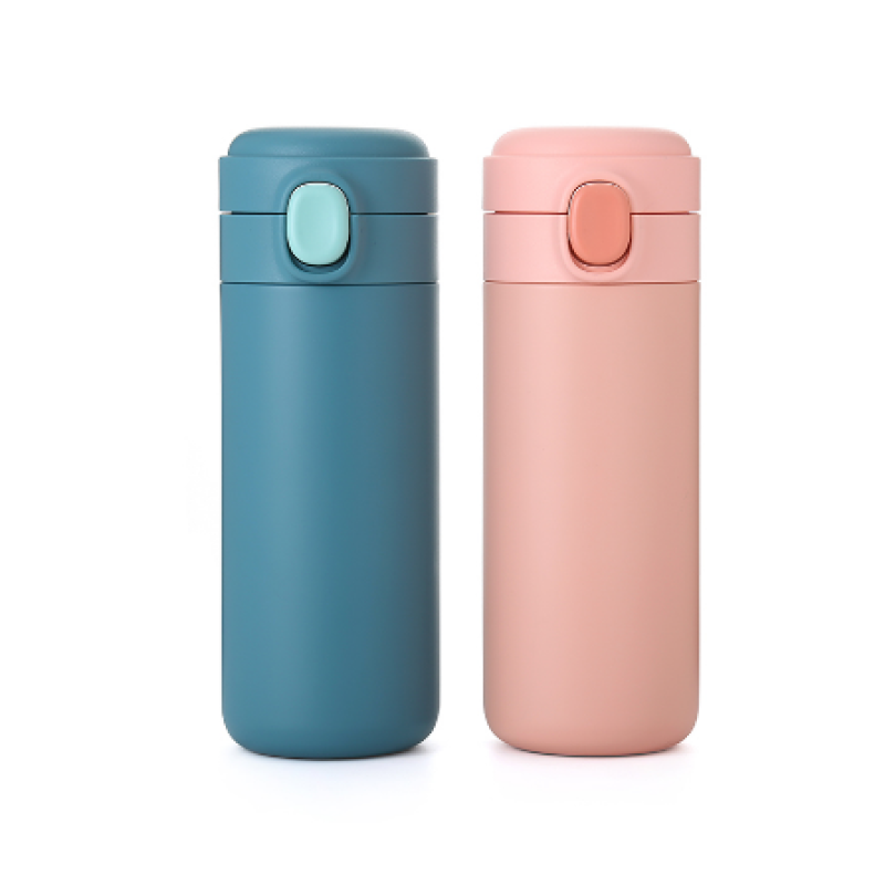 Hot selling 400 ml double stainless steel button cup