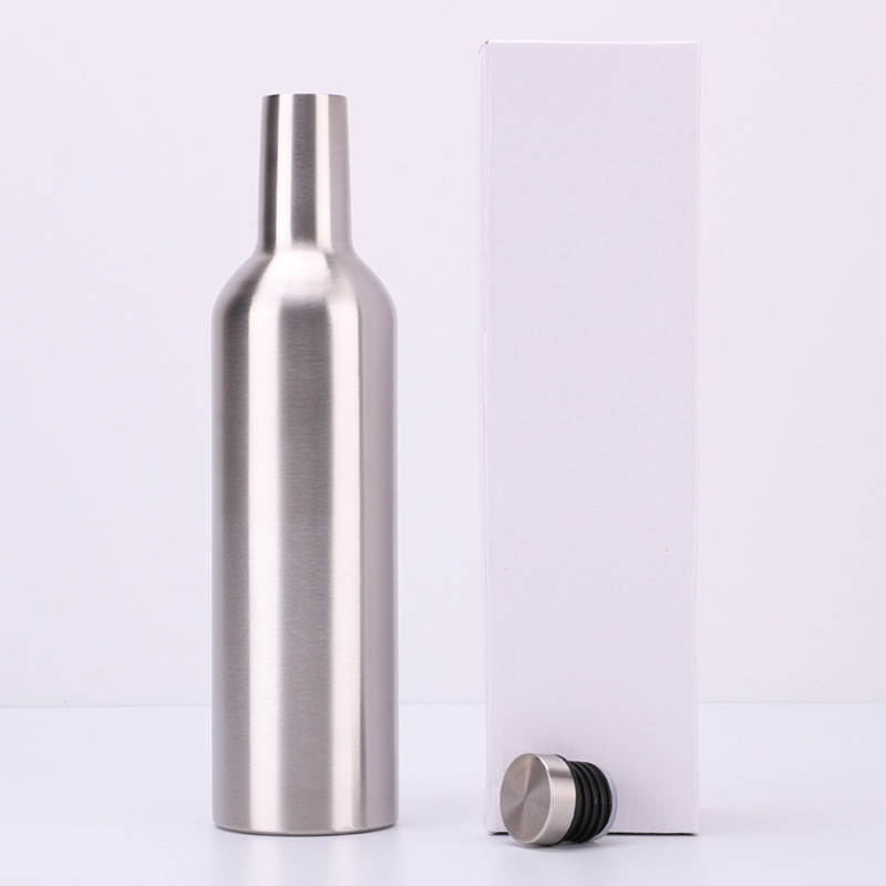 17OZ Stainless Steel Double Wall Vacuum Flask Insulated Thermos Water Bottle Wine Bottle