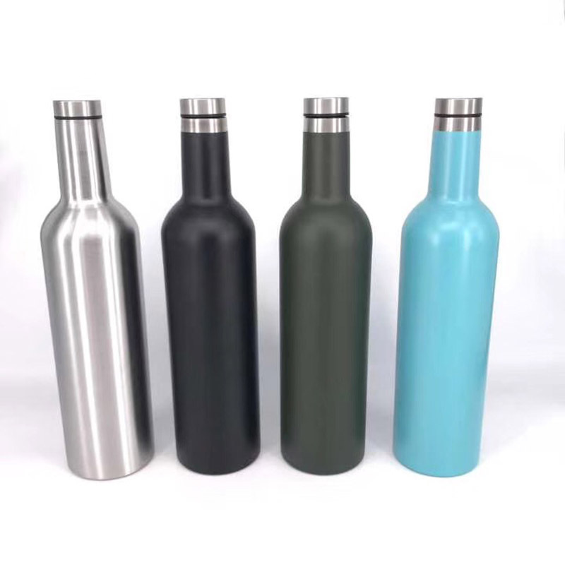 17OZ Stainless Steel Double Wall Vacuum Flask Insulated Thermos Water Bottle Wine Bottle