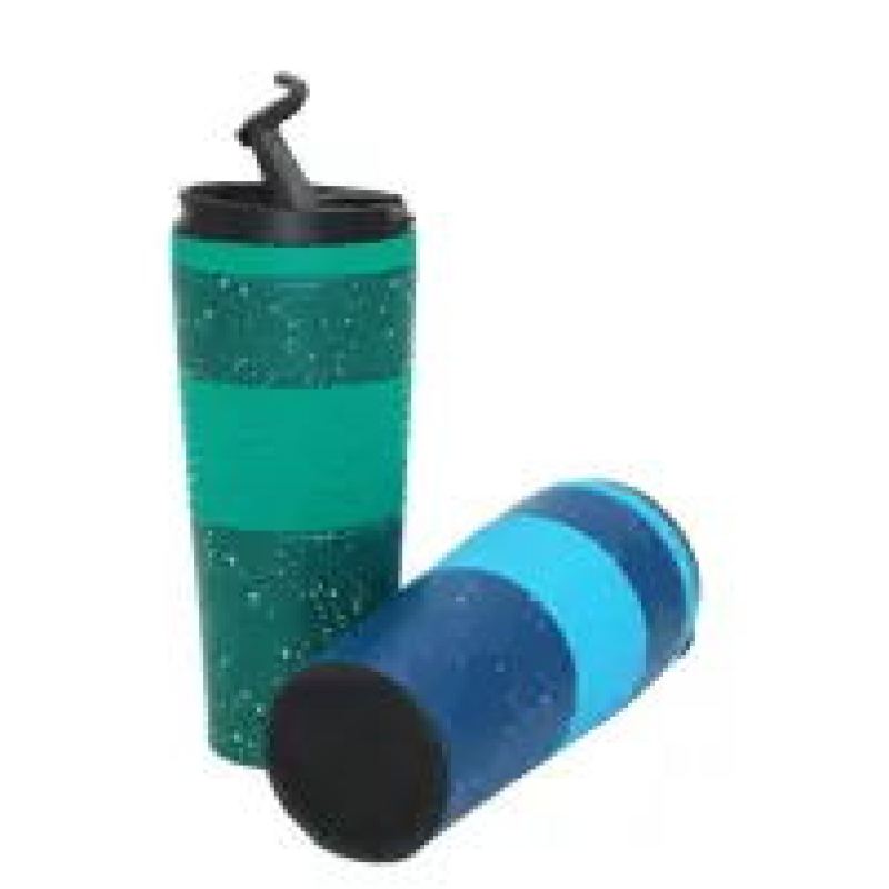 Bpa-free insulated coffee travel mug Double-walled sturdy stainless steel water mug with overflow lid