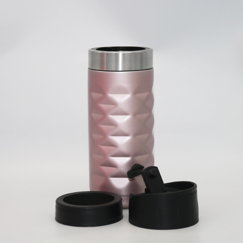 22OZ New Design Double Wall Stainless Steel Diamond Shape Thermos Vacuum Insulated Can Cooler