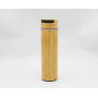 Eco Friendly Stainless Steel Triple Wall Vacuum Flask Insulated With Bamboo sleeve and Lid