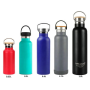 12oz Customized Food Grade Kids School 18/8 Stainless Steel Double Wall Vacuum Insulated Water Bottle With Bamboo Lid