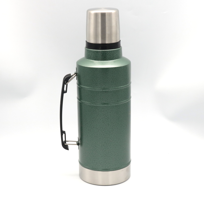 Eco-friendly Stainless Steel Double Wall Insulated Vacuum Canteen Bottle For Hiking Water Bottle Termos