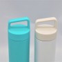 New bamboo base handle water bottle 304 Stainless Steel Portable Outdoor Sports Water Bottle  Bamboo Shell Thermos