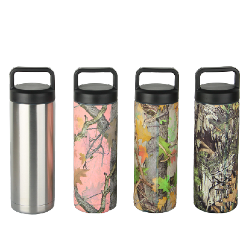 2023 Hot Selling Wholesale Travel Cup 18 oz High Quality Stainless Steel Double Wall Water Bottle Insulated Cups With Lid