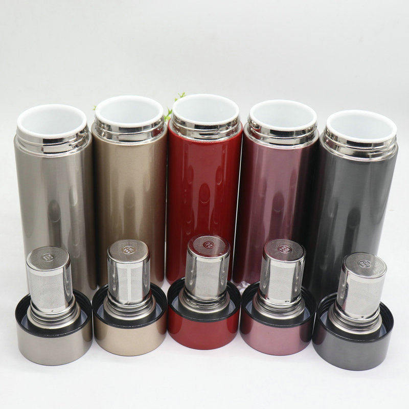 High Quality Triple Wall Vacuum Flask Stainless Steel Insulated Thermos With Real Ceramic Inner Water Bottle
