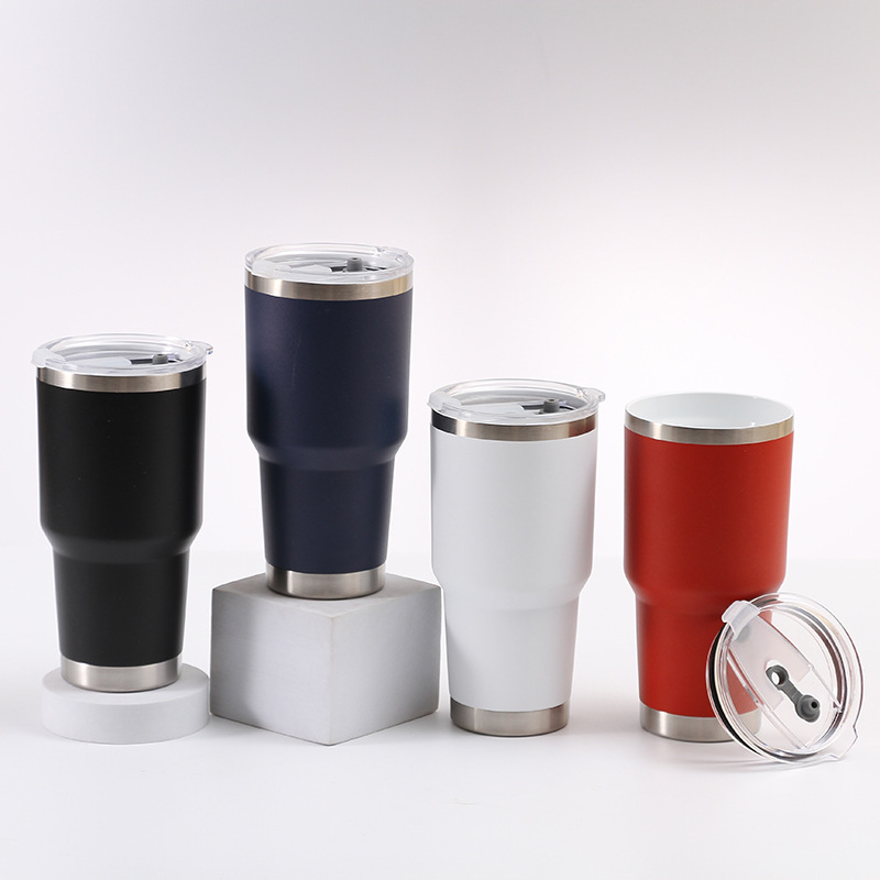 30oz Stainless Steel Double Wall Vacuum Flasks Coffee Mug Insulated Thermos Travel Tumbler