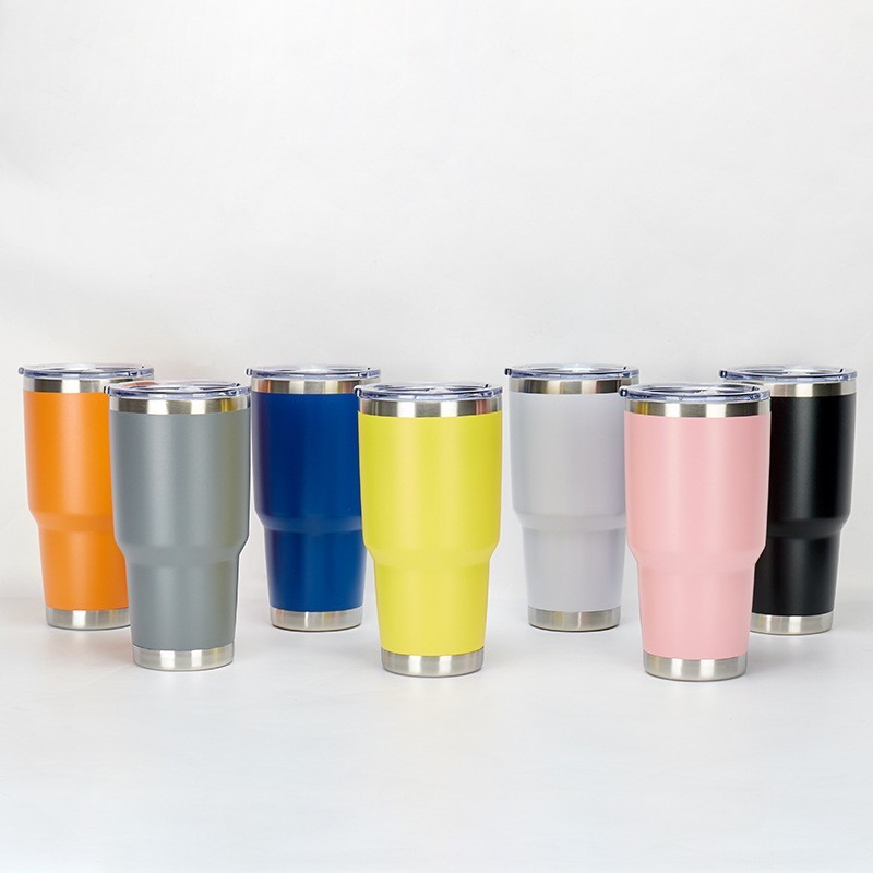 30oz Stainless Steel Double Wall Vacuum Flasks Coffee Mug Insulated Thermos Travel Tumbler