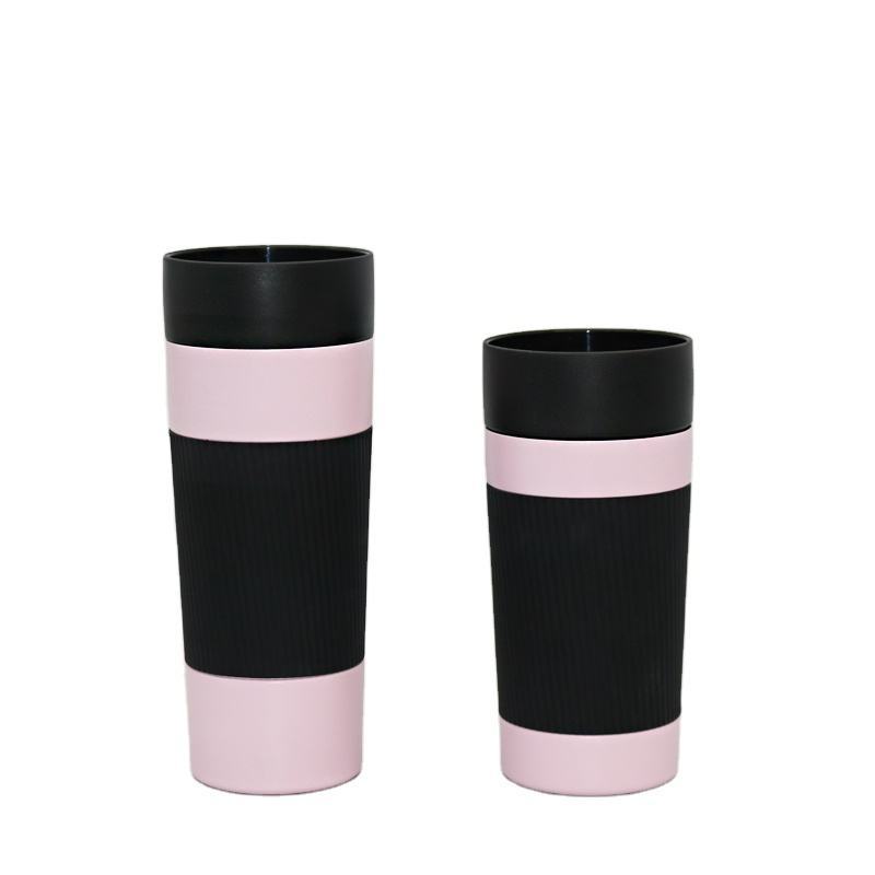 High Quality Stainless Steel Vacuum Insulated Thermos Flask Insulated Travel Coffee With Silicone Sleeve