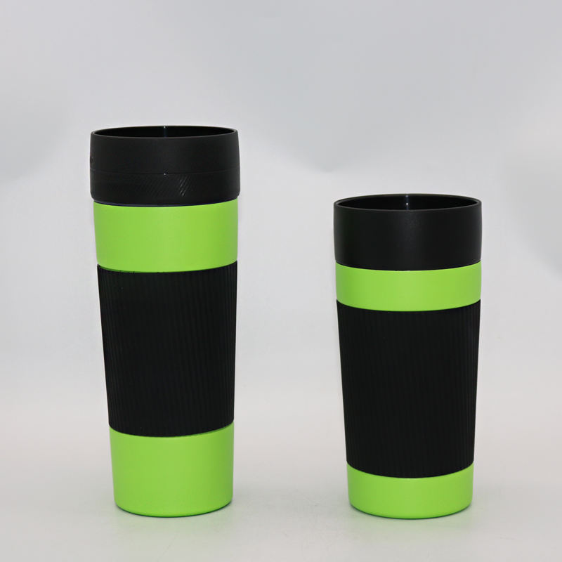 High Quality Stainless Steel Vacuum Insulated Thermos Flask Insulated Travel Coffee With Silicone Sleeve