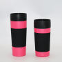 High Quality Stainless Steel Vacuum Insulated Thermos Flask Insulated Travel Coffee With Silicone Sleeve