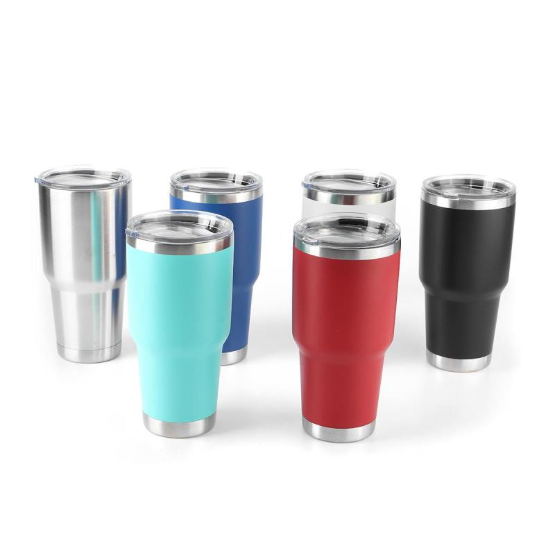 2023 Hot Selling Product 30 oz Double Wall Travel Cup Custom Stainless Steel Vacuum Insulated Coffee Tumbler with Lid