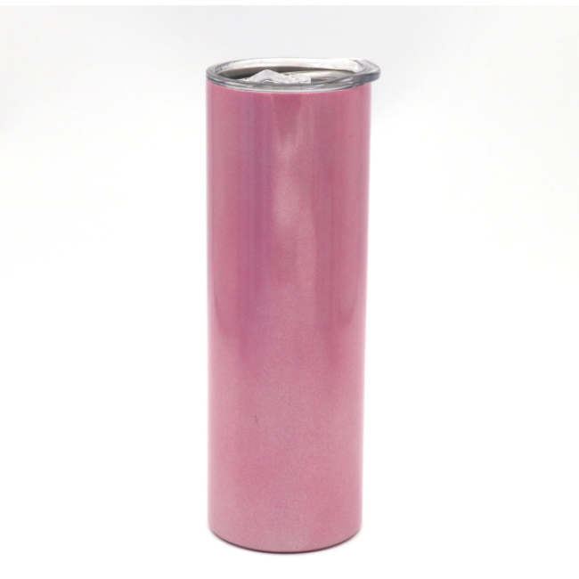 Sublimation 20/30 OZ Skinny Stainless Steel Color Changing Thermos Bottle Insulated Flasks Vacuum Mug Straight Tumbler