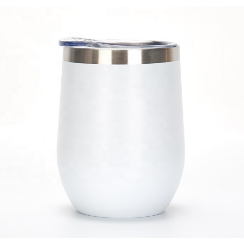 High Quality Custom Color Stainless Steel Wine Tumbler Double wall Coffee Mug Water Cup Egg Cup