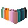 500ml Double Wall Vacuum Flask Rubber Paint Matte Soft Touch Stainless Steel Thermos Water Bottle