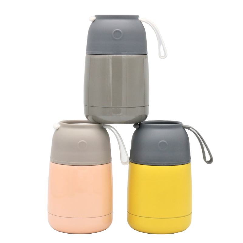 Kids Custom Stainless Steel Thermal Food Jar Double Wall Food Flask Vacuum Insulated Lunch Box with Lid