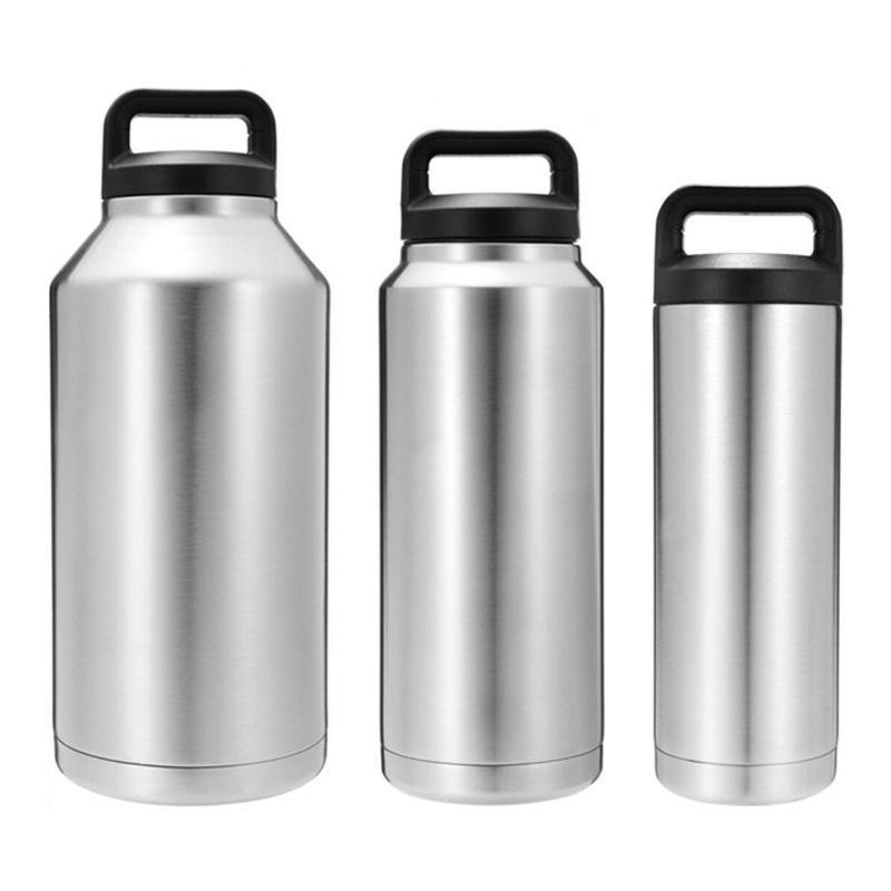 40oz Stainless Steel Custom Large Capacity Wide Mouth Vacuum Insulated Water Bottles For Sports Camping