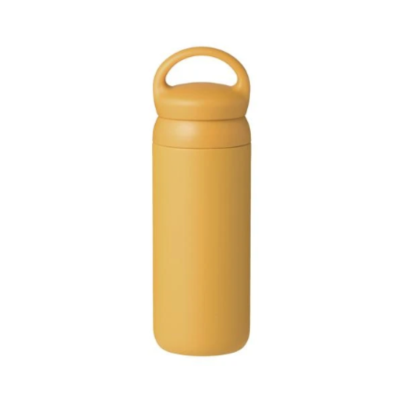 Portable 350ml Wide Mouth Double Walled Stainless Steel Thermal Vacuum Insulated Water Bottle With Handle