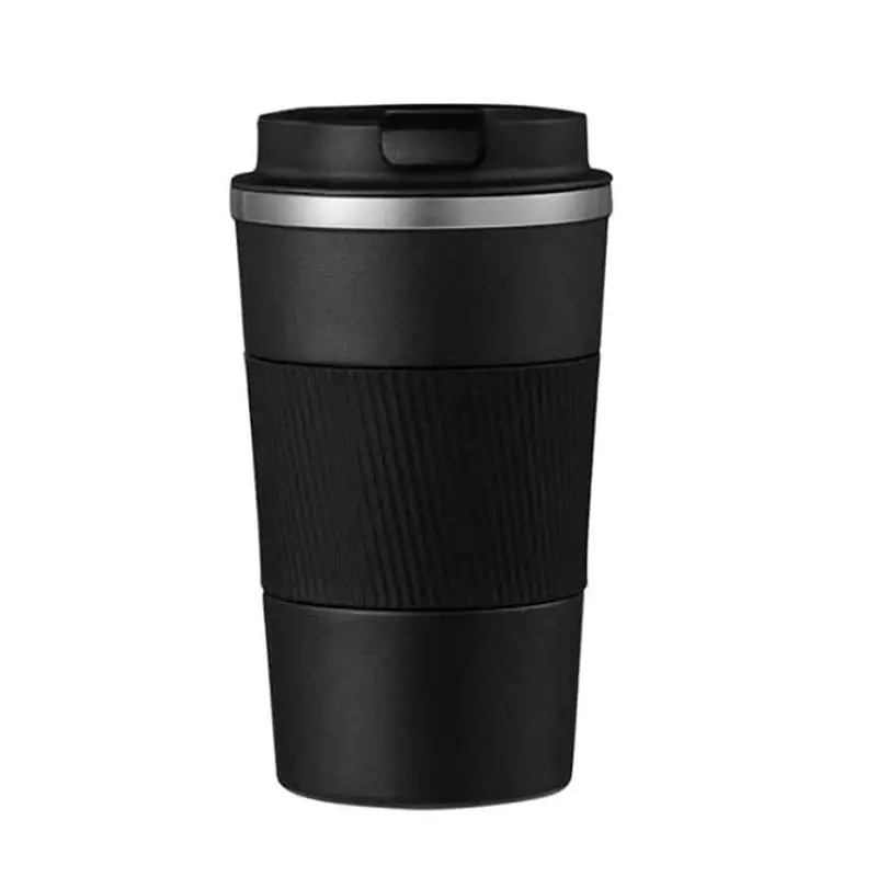 2023 New arrival 380/510ml powder coating coffee mug with a lid insulated stainless steel coffee mug