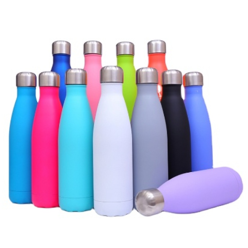 500ml Stainless Steel Water Bottle Gym Double Wall Insulated Custom Logo Thermos Flask