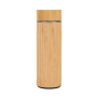 Eco Friendly Stainless Steel Triple Wall Vacuum Flask Insulated With Bamboo sleeve Water Bottle