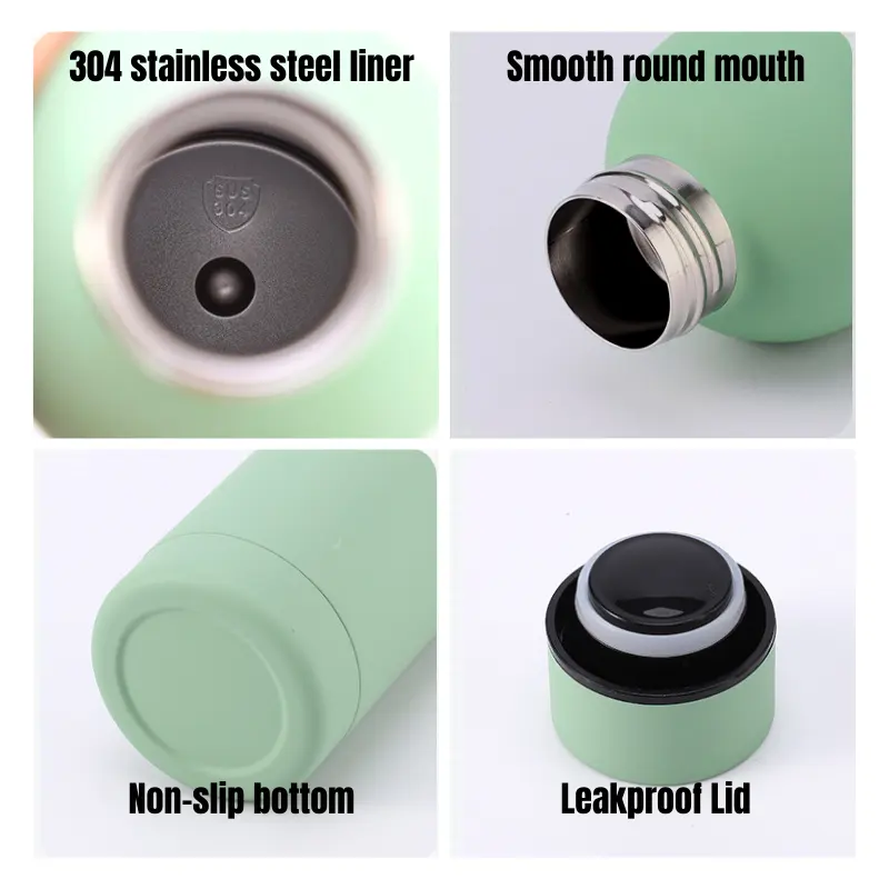 Custom Logo Double Wall Vacuum Insulated Bottles Small Mouth 350ml 500ml 750 1000ml Stainless Steel Sports Water Bottle