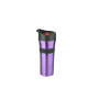 High Quality Double Wall Insulated Wholesale Reusable Coffee Tumbler with Hand Grip and Lid
