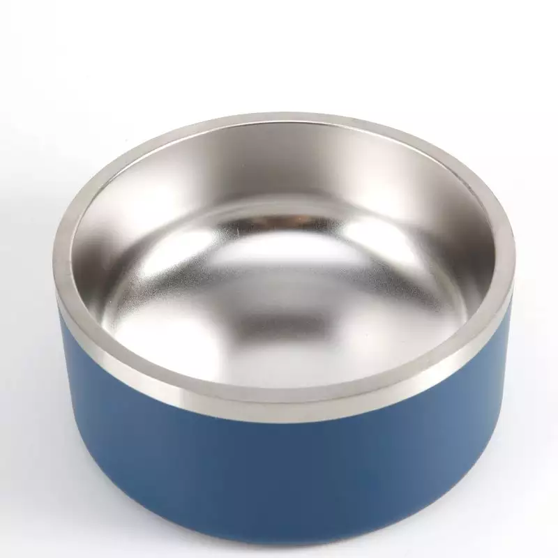 Stainless Steel Dog Bowl Insulated Pet Bowl Feeders Cat Water Basin