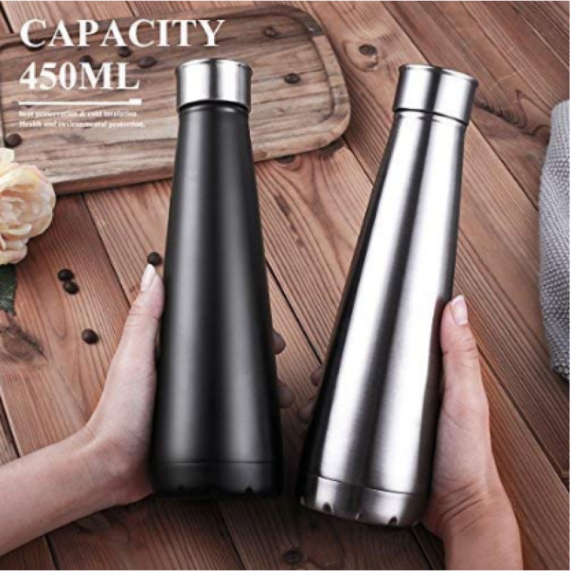 Factory Wholesale Cola Shape Stainless Steel Double Wall Vacuum Flask Thermos Insulated Sport Water Bottle