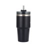 New Arrival Double Wall Thermos Vacuum Insulated Flask Stainless Steel Travel Mug With Straw Lid Coffee Tumbler