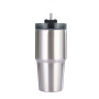 New Arrival Double Wall Thermos Vacuum Insulated Flask Stainless Steel Travel Mug With Straw Lid Coffee Tumbler