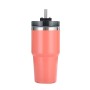 New Arrival Double Wall Thermos Vacuum Insulated Flask Stainless Steel Travel Mug With Straw Lid Coffee Tumbler