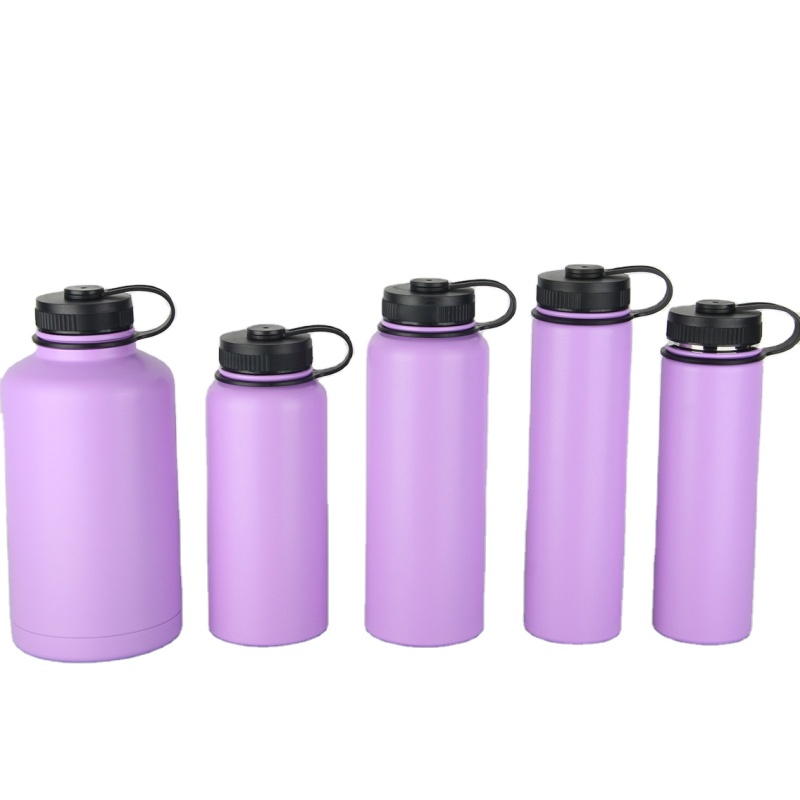 New Design Custom Logo different lid Portable Insulated Promotional 40oz Stainless Steel Water Bottle