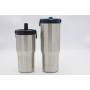Eco-friendly Double Wall Thermos Vacuum Insulated Flask Stainless Steel Travel Mug With Handle Lid Tumbler