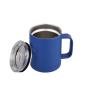 14oz Powder Coating Custom Travel Coffee Mug Vacuum Stainless Steel Mug With Handle And Lid