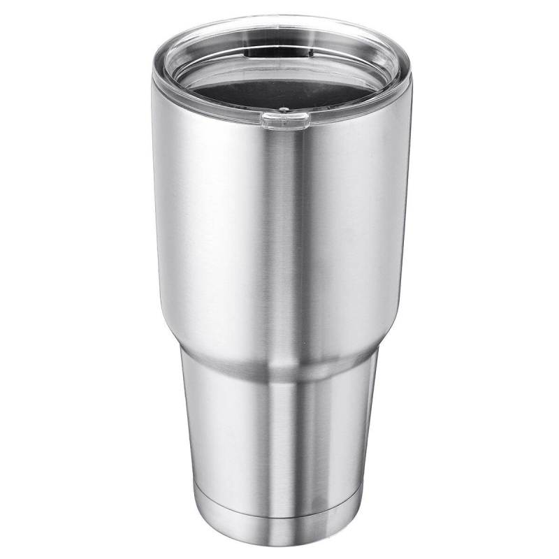 30oz Double Wall 18/8 Stainless Steel Tumbler Insulated Coffee Cup with Slider Lid Outdoor Camping