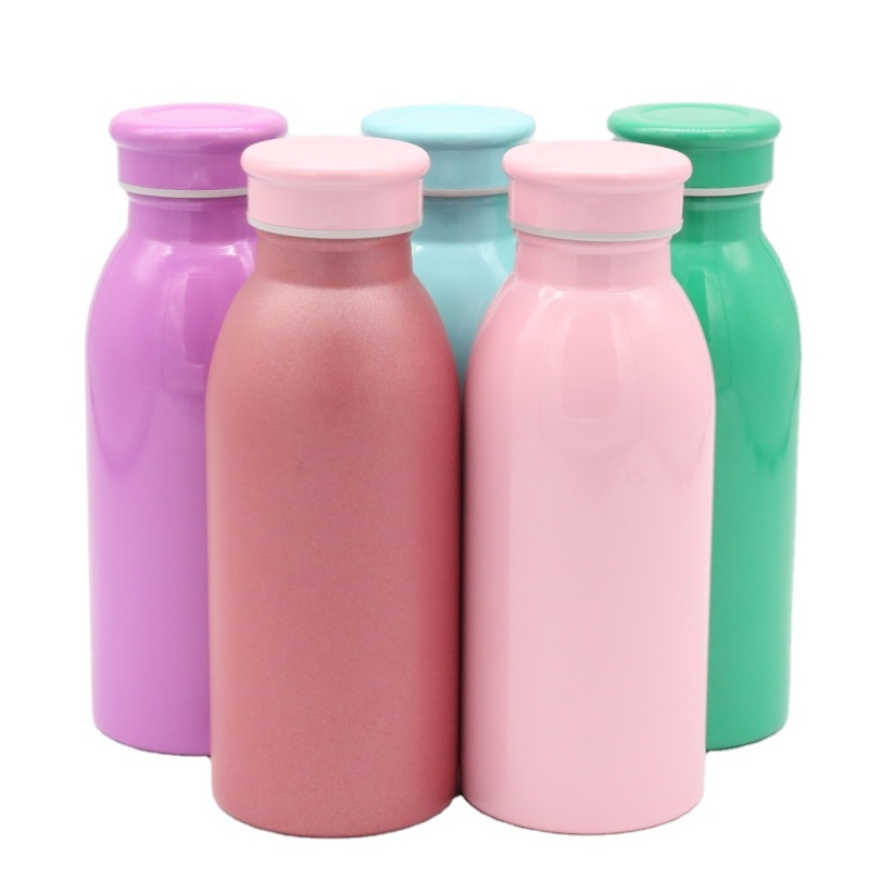 High quality 350 ml double stainless steel vacuum children's milk bottle