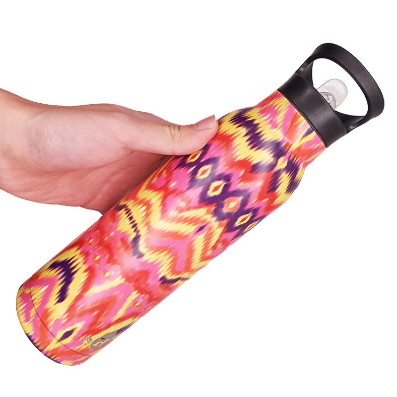 Multiple Capacities Stainless Steel Double Wall Vacuum Cup With Multiple Lids Insulated Thermos Drink Flask Water Bottle