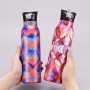 Multiple Capacities Stainless Steel Double Wall Vacuum Cup With Multiple Lids Insulated Thermos Drink Flask Water Bottle