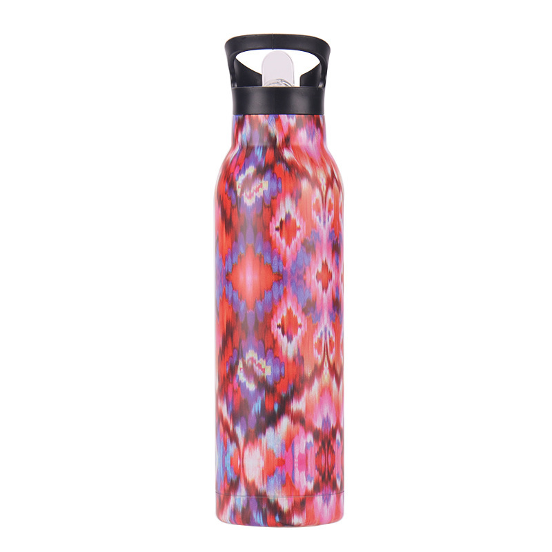 Multiple Capacities Stainless Steel Double Wall Vacuum Cup With Multiple Lids Insulated Thermos Drink Flask Water Bottle