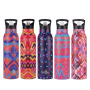 Multiple Capacities Stainless Steel Double Wall Vacuum Cup With Multiple Lids Insulated Thermos Drink Flask Water Bottle