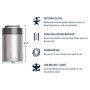 12oz Double Wall Wine Cooler Stainless Steel Small Coal Cooler Metal Champagne Beer Ice Bucket Can Cooler