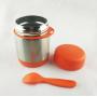 Hot Selling 350 ml Customized Logo Food jar Double Wall Food Flask Vacuum Lunch Box For Kids r with Food Grade fork