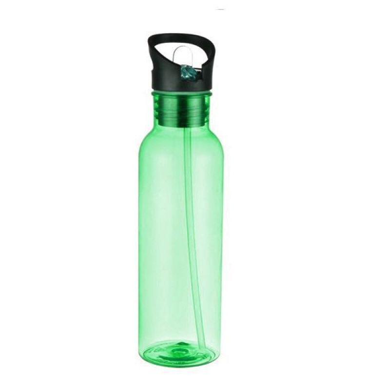 680ml Eco-friendly Material Sport Plastic Single Wall Bottle With Custom Logo Plastic Flask BPA Free Water Bottle