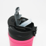 New office thermos cup Simple double-layer vacuum straw mug 420ml Double Walled Stainless Steel Thermos Coffee Mug