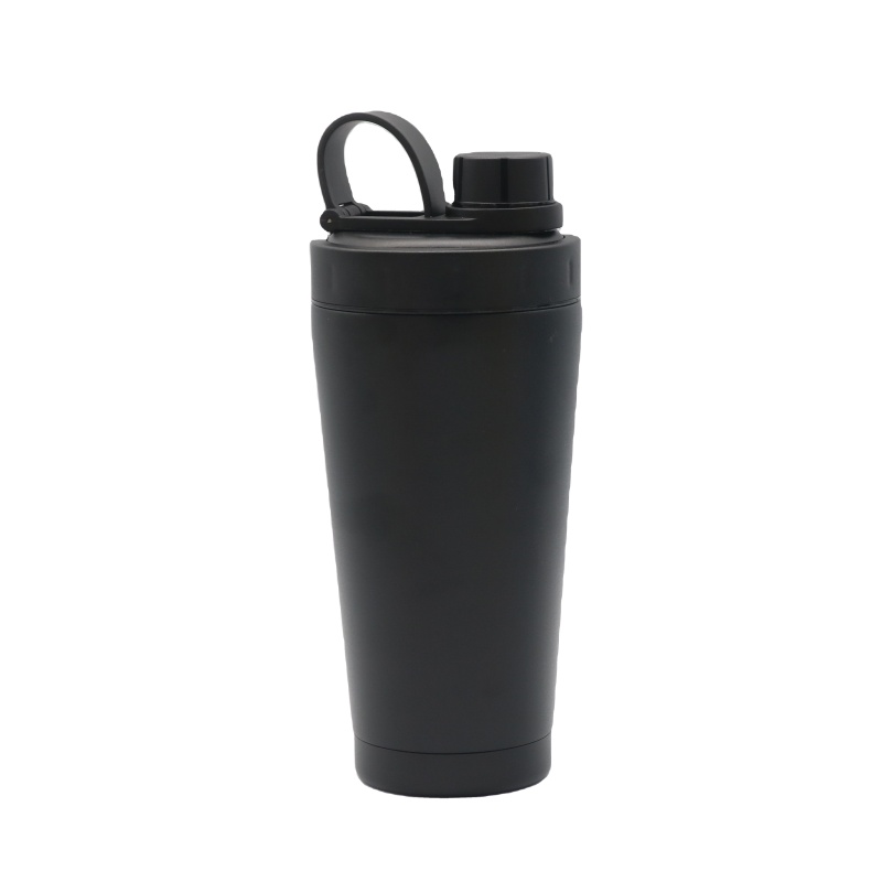 Hot Selling  Wholesale Double Wall Customized Insulated Stainless Steel Gym Protein Shaker Bottle