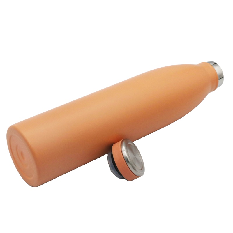 750ml Double Walled Travel Bottle Custom Colors Stainless Steel Vacuum Flask Insulated Water Bottle With Lid