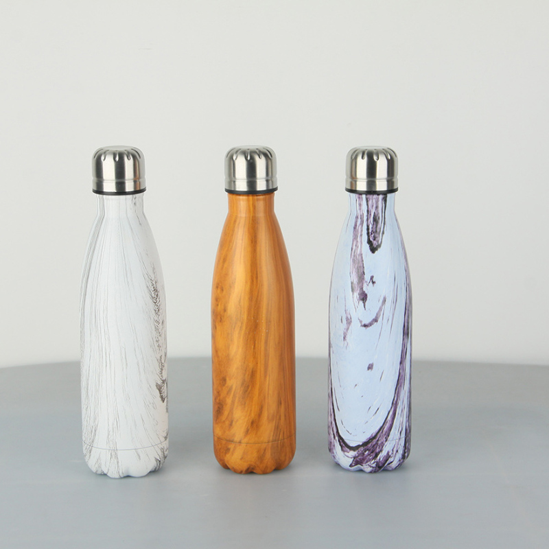 Stainless Steel Double Wall Vacuum Flasks  hot sale stainless steel custom cola bottle